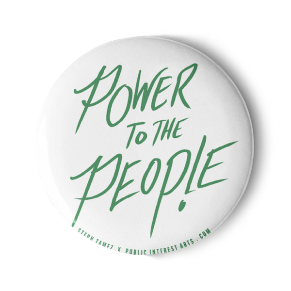 "Power To The People / Tamez" Set of Pins