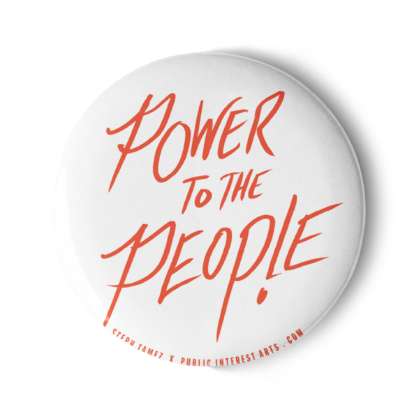 "Power To The People / Tamez" Set of Pins