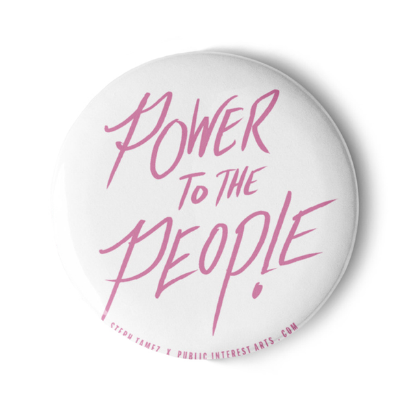 "Power To The People / Tamez" Set of Pins