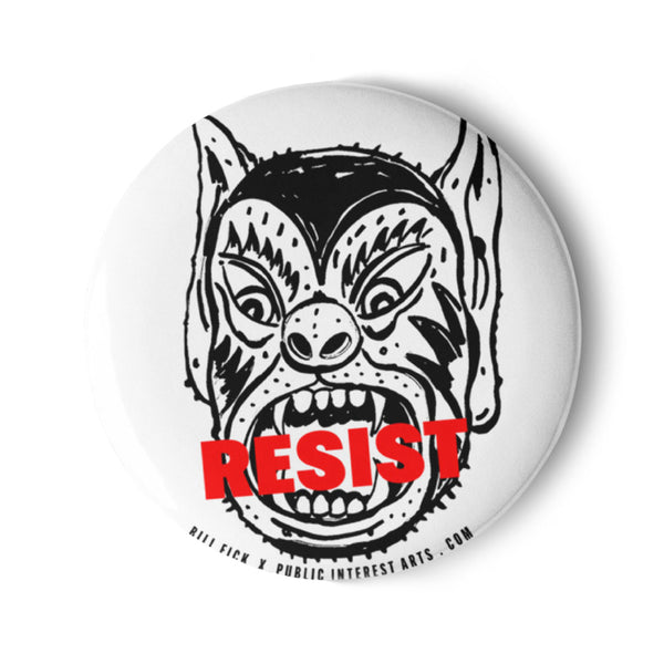 "Resist Face" Set of Pins