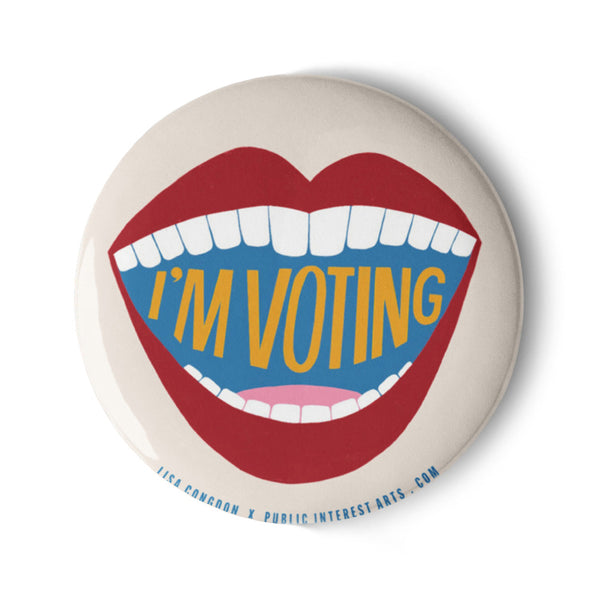 "I'm Voting" Set of Pins