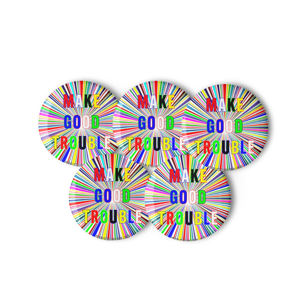 "People Power / Make Good Trouble" Set of Pins