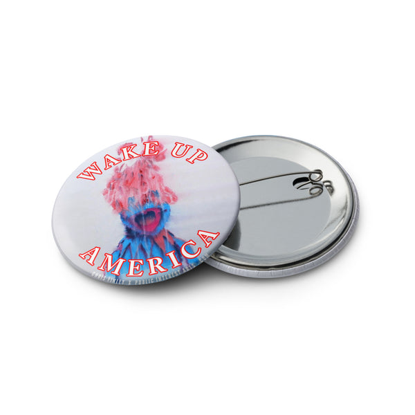 "Wake Up America / Flaming Muppet" Set of Pins