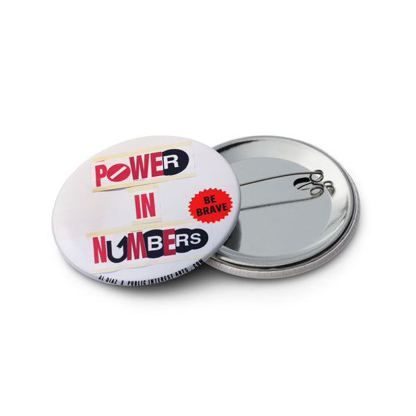 "Power In Numbers" Set of Pins
