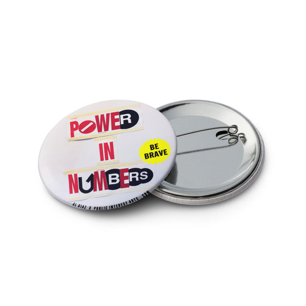 "Power In Numbers" Set of Pins