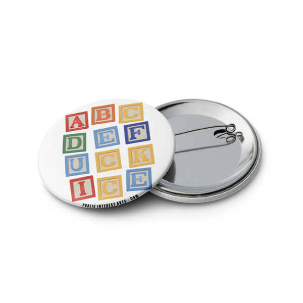 "A, B, C, D, E, F, U..." Set of Pins