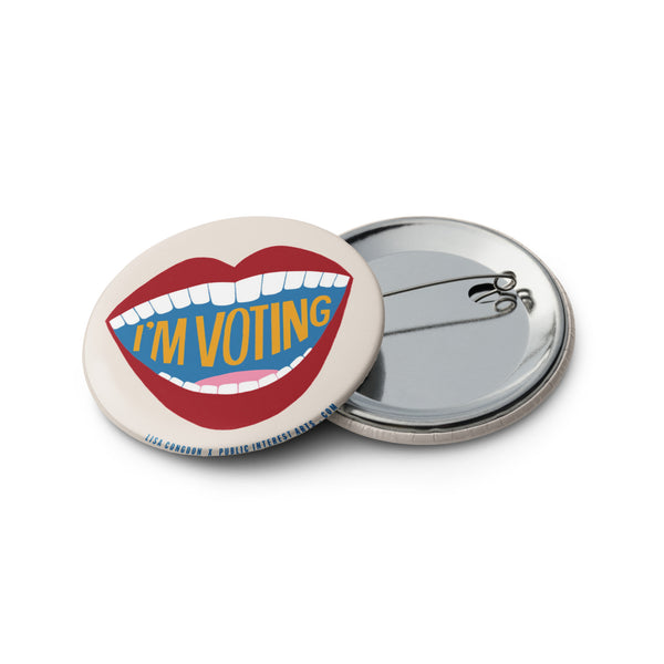 "I'm Voting" Set of Pins