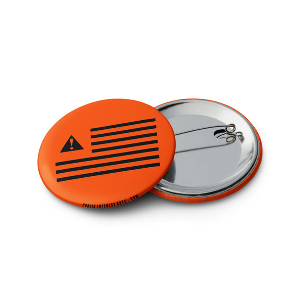 "WARNING Flag" Set of Pins